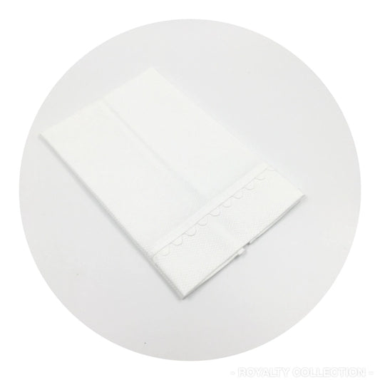 Pique Cotton Guest Towel with Trim