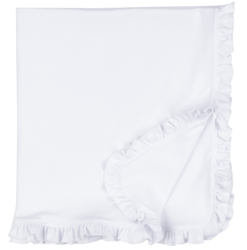 Ruffle Baby Blanket