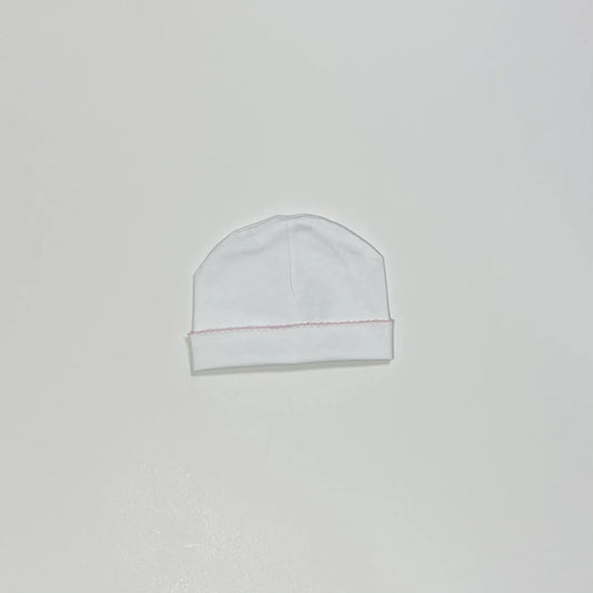 Picot Trimmed Baby Hat