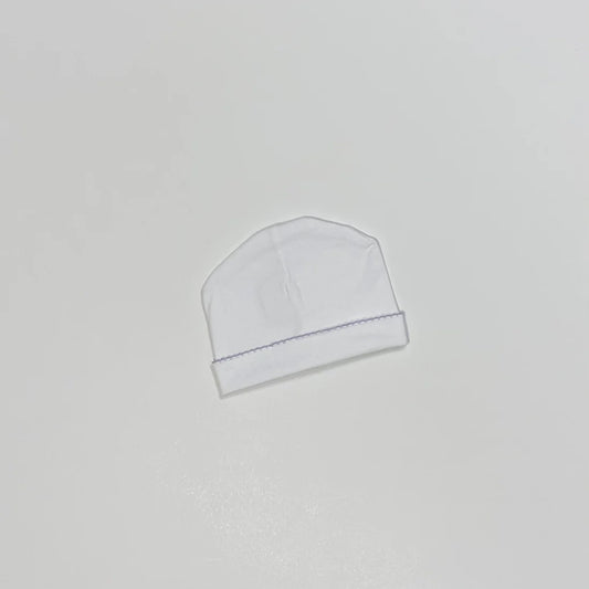 Picot Trimmed Baby Hat